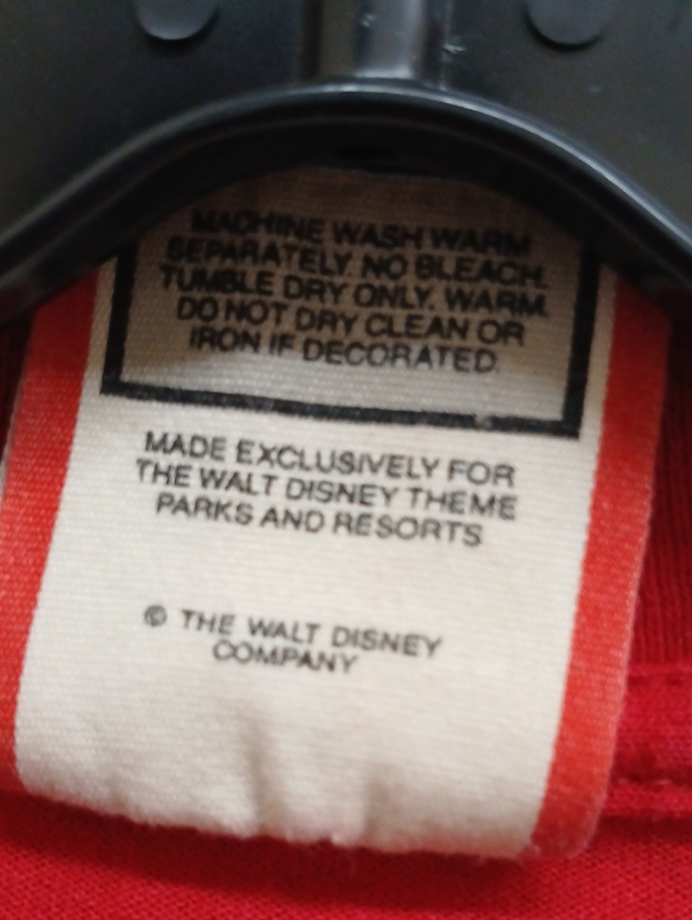 Disney Vintage Red Mickey Mouse Graphic Tee Oversized Unisex One Size Fits All - Picture 4 of 8